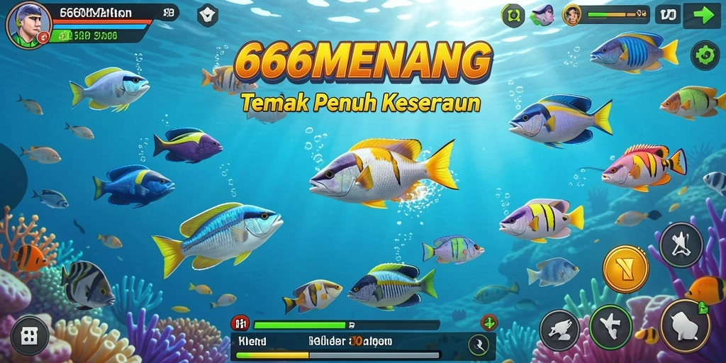 Screenshot gameplay Tembak Ikan yang seru dan mengasyikkan.