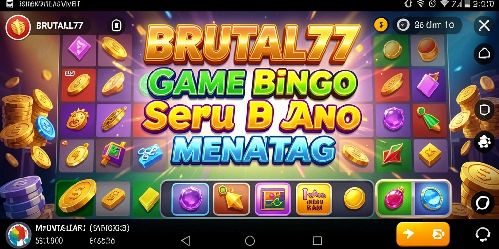 Tampilan gameplay BRUTAL77 yang menarik dan interaktif.