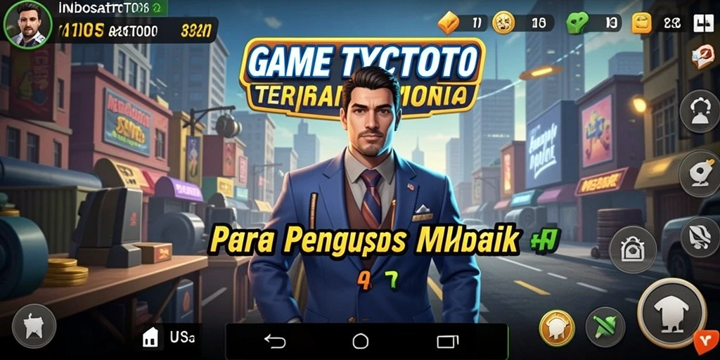 Tampilan gameplay <strong>INDOSATTOTO</strong>, menunjukkan strategi dan manajemen dalam permainan Tycoon.
