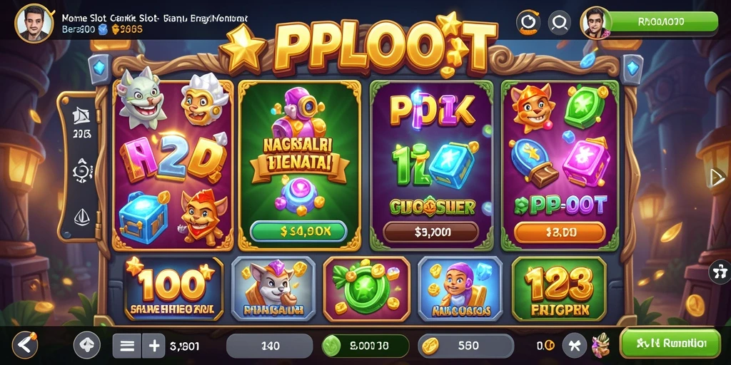 Screenshot dari gameplay Slot RPLOOT yang menarik dan menghibur.