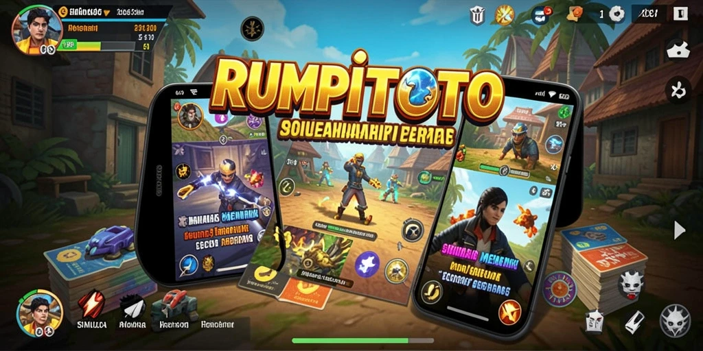 Gambaran gameplay menarik di RUMPITOTO dengan berbagai pilihan simulasi.