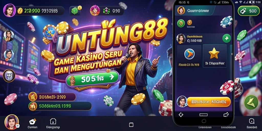Tangkapan layar utama UNTUNG88 menunjukkan aksi menarik dalam permainan Kasino.